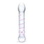 Glas Spiral Staircase Full Tip Glass Dildo Clear 7.25 Inch