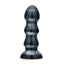 Blush Novelties Jet Black Jack Large Ribbed Butt Plug 7 Inch Blush Novelties