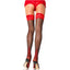Leg Avenue Elastane Cuban Heel Two Tone Stockings Leg Avenue