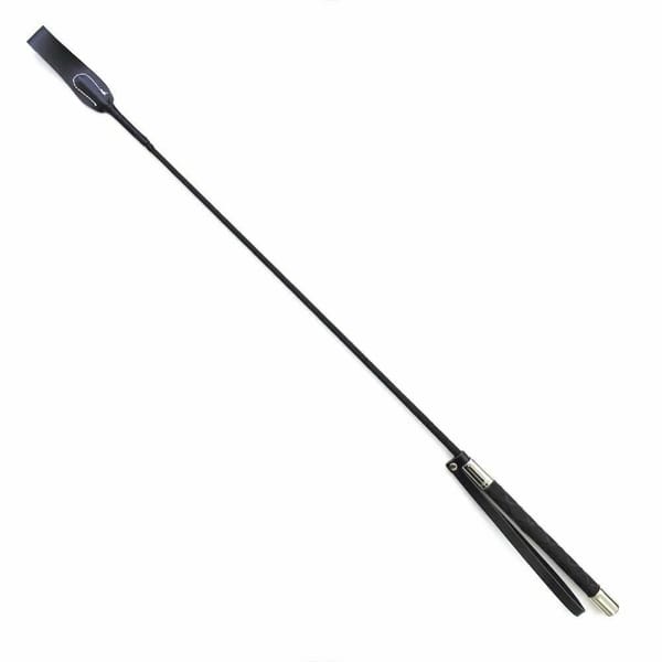 House Of Dasein Black Thin Leather Spanking Impact Play Riding Crop Bondage BDSM Restraints Black Secondary image