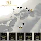 House of Dasein Nipple Clamps With Long Chain Black House of Dasein