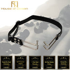 House Of Dasein Open Mouth Hook Gag Head Harness Black House of Dasein