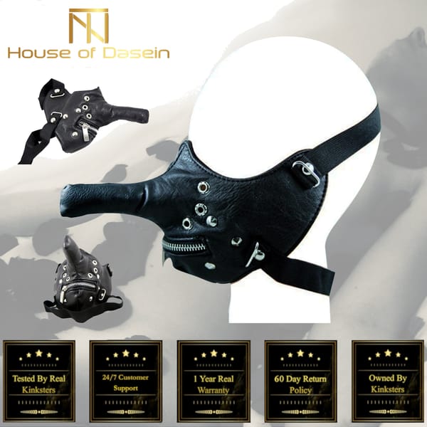 House of Dasein Long Nose Mask Black House of Dasein
