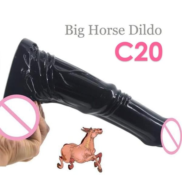 House of Dasein Fantasy Horse Monster Dildo Black House of Dasein