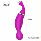 House of Dasein Double Ended Suction G Spot Vibrator House of Dasein