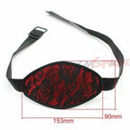 House of Dasein Lace Ball Gag Mask Red House of Dasein