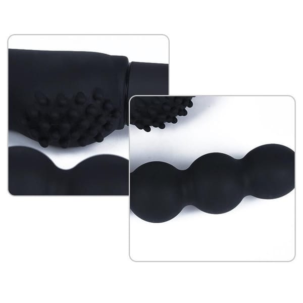 House of Dasein Anal Beads Vibrator 10 Speed Black Secondary image