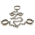 House of Dasein BDSM Stainless Steel Locking Restraint Set House of Dasein
