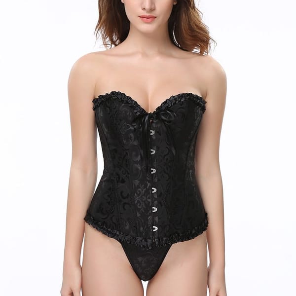 House Of Dasein Corset MJ51 Black And Red Vest European Palace Wedding Style Size XS Secondary image