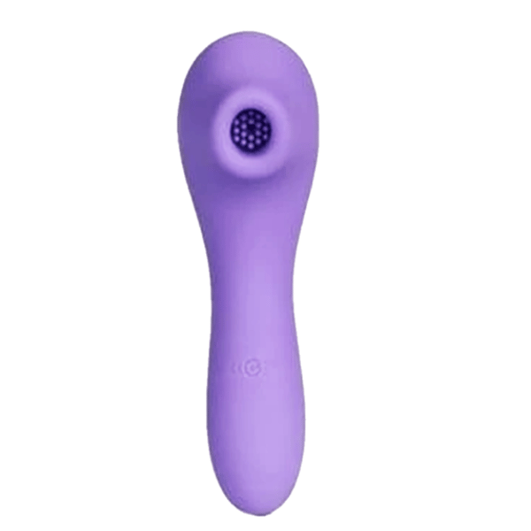 House of Dasein Dual Suction Clitoral Vibrator 12 Speed Purple Secondary image