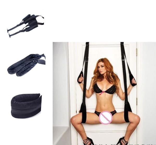House Of Dasein Over Door Love Swing Black Secondary image