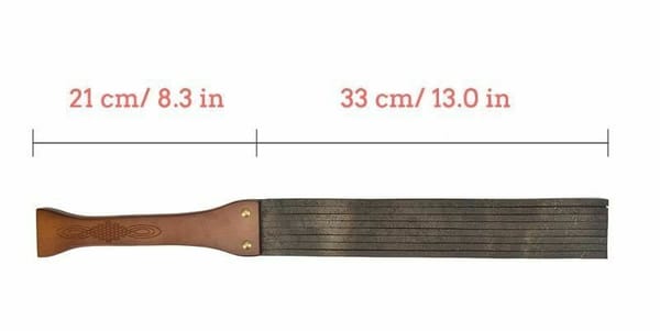 House Of Dasein Genuine Leather Flogger Brown Secondary image