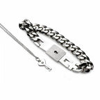 House of Dasein Locking Bracelet With Key Necklace House of Dasein