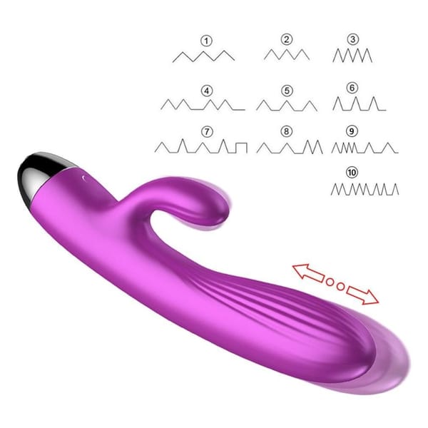 House Of Dasein Purple Rabbit Vibrator Purple Secondary image