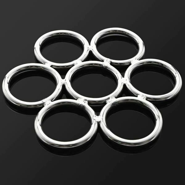 House Of Dasein Shibari Bondage Suspension Ring Silver House of Dasein
