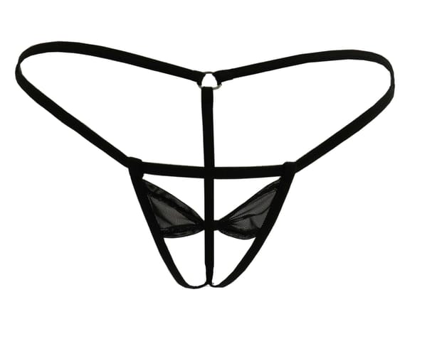 Mesh T Panties Bright Yellow LOVVA