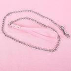House Of Dasein Candy Bell Leash Collar BDSM Accessories Pink Chain Only House of Dasein
