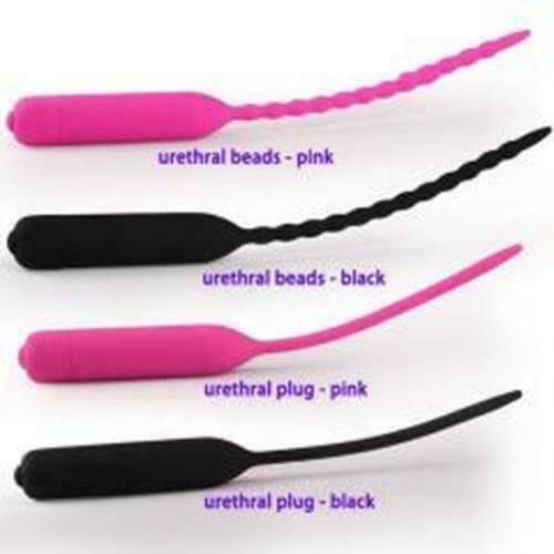 House of Dasein Silicone Beaded Urethral Sound Vibrator Black Secondary image