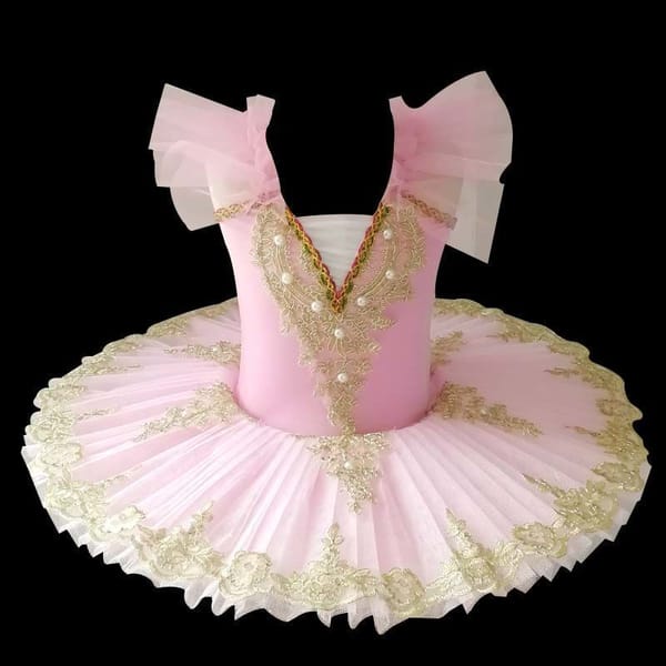 House Of Dasein Ballet Tutu Dress Pink 110cm Secondary image