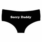 House Of Dasein Sorry Daddy Panties Black House of Dasein