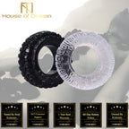 House Of Dasein Silicone Cock Rings Set Black House of Dasein