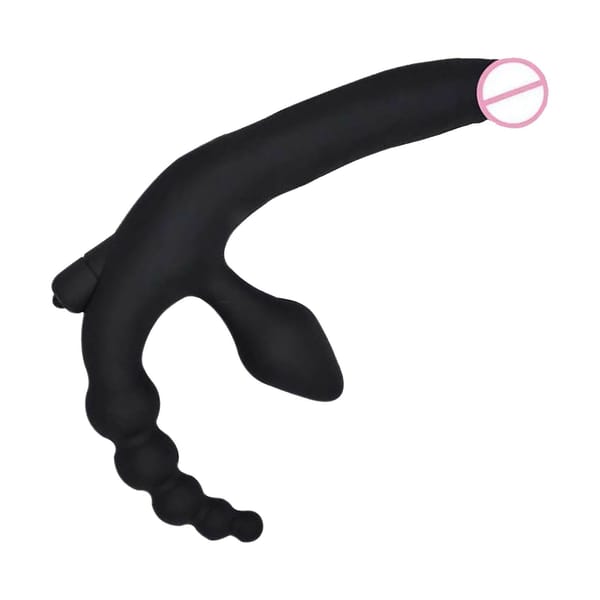 House of Dasein Triple Penetration Wearable Strap On Vibrator House of Dasein
