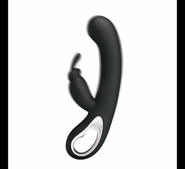 House Of Dasein Pretty Love Rabbit Vibrator Black Secondary image