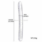 House of Dasein Double Ended Jelly Dildo Clear House of Dasein