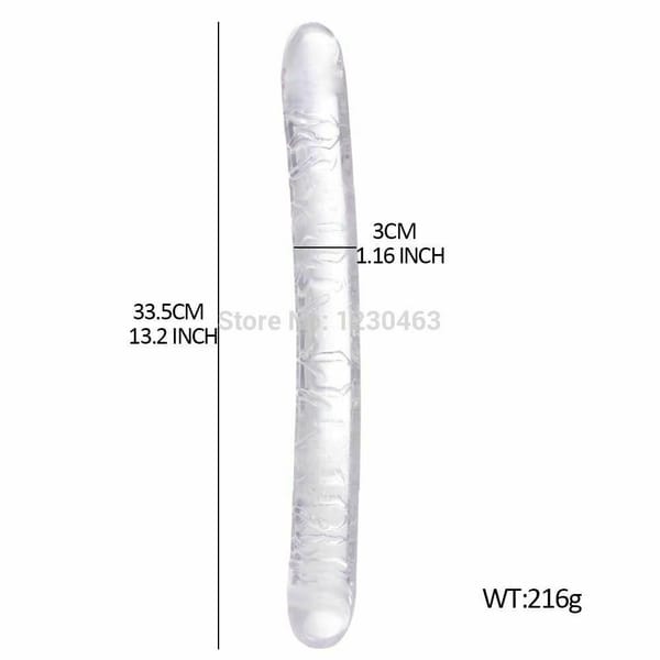 House of Dasein Double Ended Jelly Dildo Clear House of Dasein
