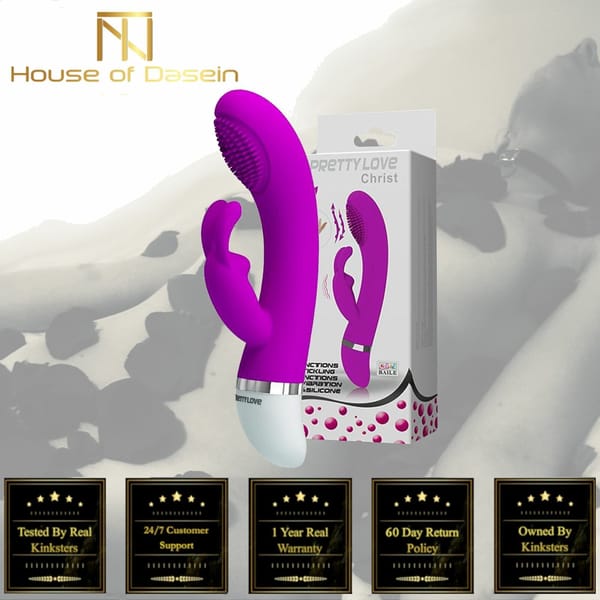 House of Dasein Pretty Love Rabbit Vibrator Purple House of Dasein
