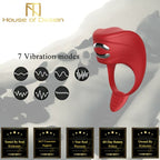 House of Dasein Rechargeable Electro Cock Ring Red House of Dasein