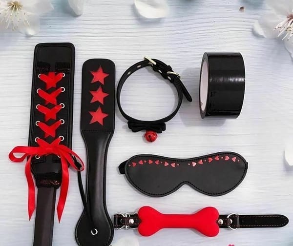 House of Dasein BDSM Toy Kit Red Secondary image