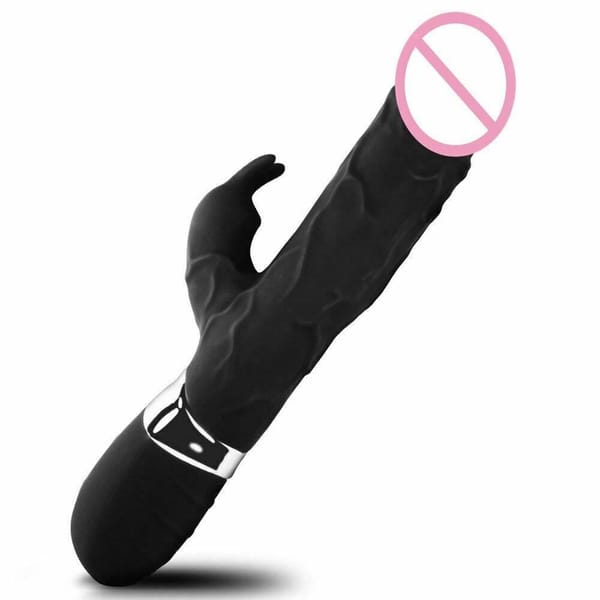 House Of Dasein Rabbit Dildo Vibrator Black House of Dasein