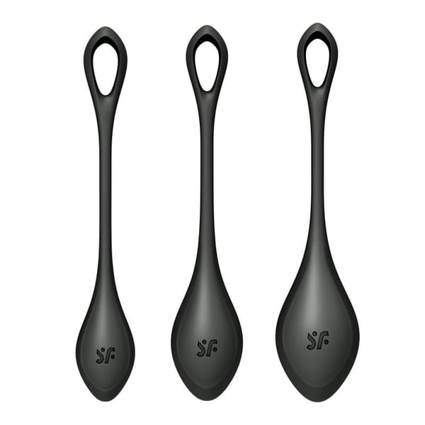 Satisfyer Yoni Power Balls 2 Black 3 Piece Set Secondary image