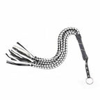 House of Dasein Woven BDSM Flogger Black 88cm House of Dasein