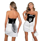 House Of Dasein Gothic Front Zipper Corset XXL House of Dasein