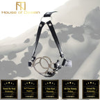 House Of Dasein Open Mouth Hook Gag Head Harness Black House of Dasein