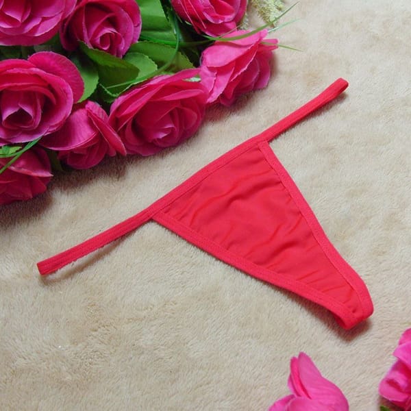 Night Spring Spandex Thong Panties Black Free Size Secondary image