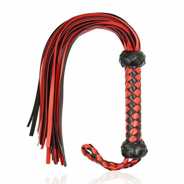 House of Dasein BDSM Flogger Red Secondary image