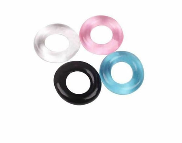 House Of Dasein Silicone Cock Ring Set Multicoloured Secondary image