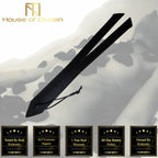 House of Dasein Devil Split Spanking Paddle Black House of Dasein