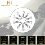 House of Dasein Stainless Steel Nipple Clamps Silver House of Dasein