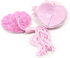 Luxury Self Adhesive Heart Nipple Tassels Pink 2 Piece LOVVA
