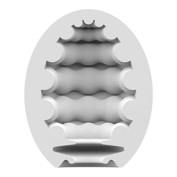 Satisfyer Masturbator Egg Riffle Textured Sleeve Satisfyer