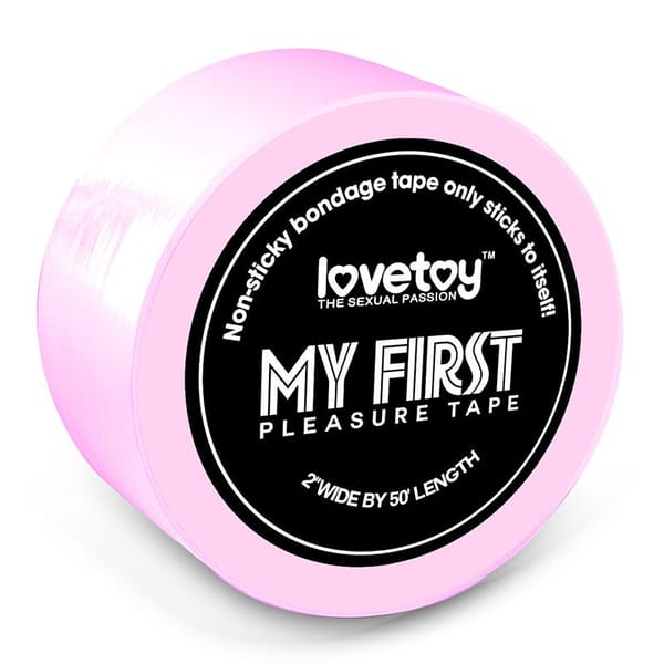 Lovetoy My First Non Sticky Bondage Tape Black Secondary image