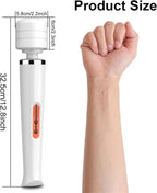 10 Speed Plug In Wand Vibrator Black LOVVA