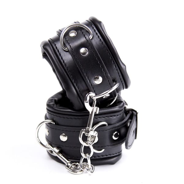YLT Padded Bondage Cuffs Set Black YLT