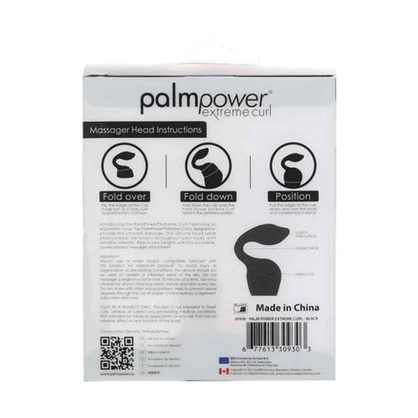 PalmPower Extreme Pleasure Cap Attachment Black PalmPower