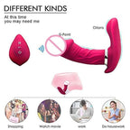 House Of Dasein Wireless Butterfly Wearable Vibrator With Remote Control Pink House of Dasein