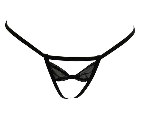 Mesh T Panties Bright Yellow LOVVA